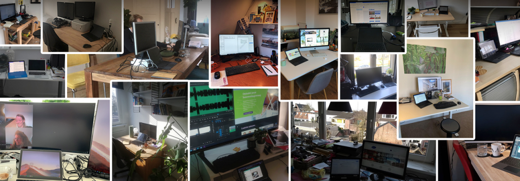 Creatief thuiswerken omgaan met afstand